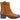 Hush Puppies Womens Saskia Shearling Lined Leather Boots - Tan