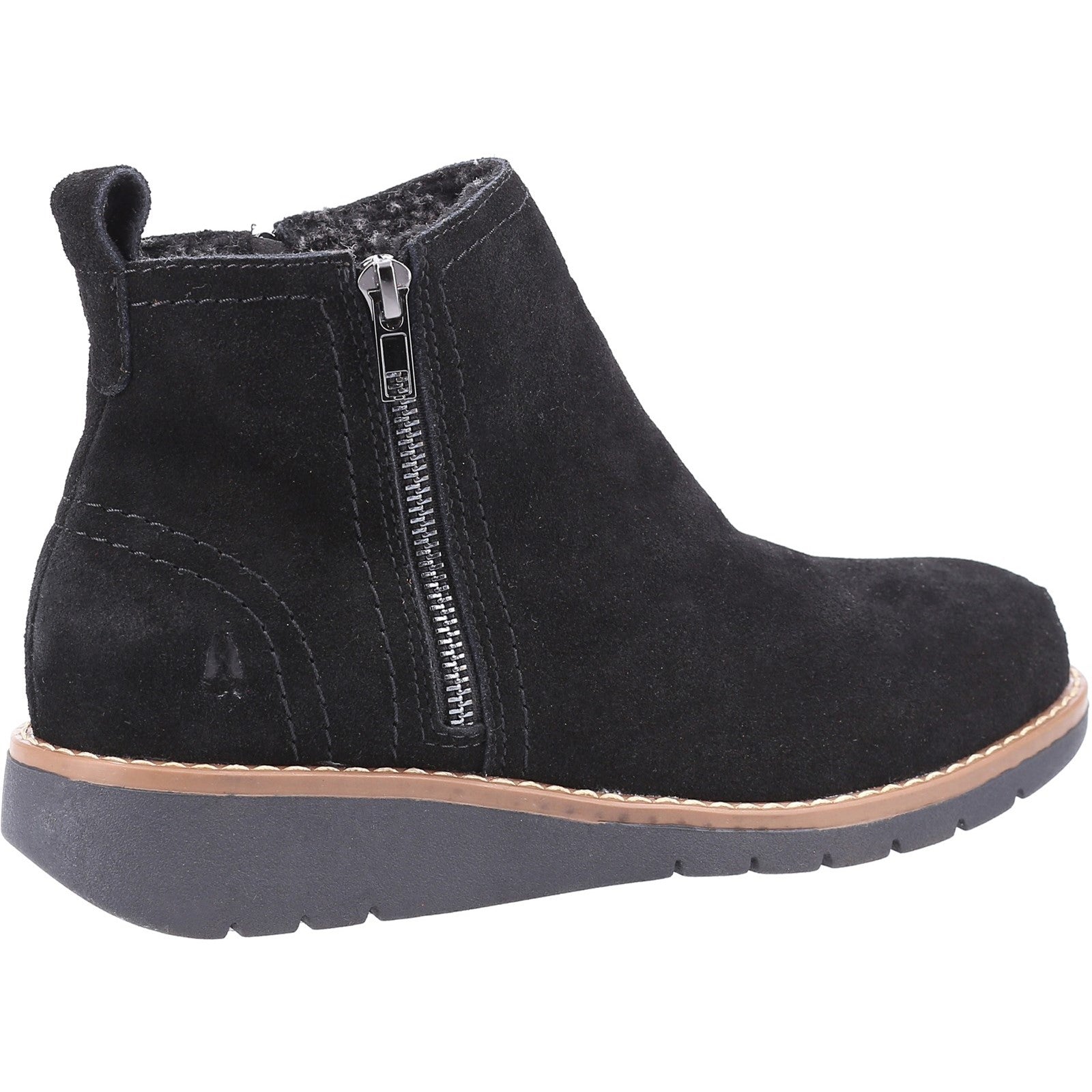 Hush Puppies Womens Libby Suede Boot - Black
