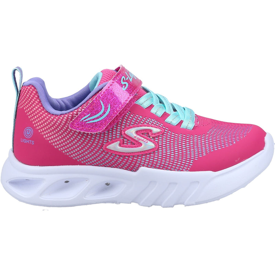 Light up pink skechers hotsell