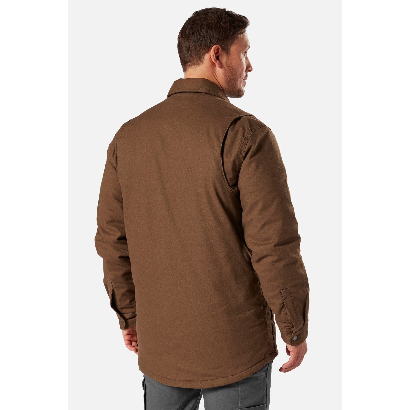 Dickies Mens Flex Duck Shirt Jacket - Brown