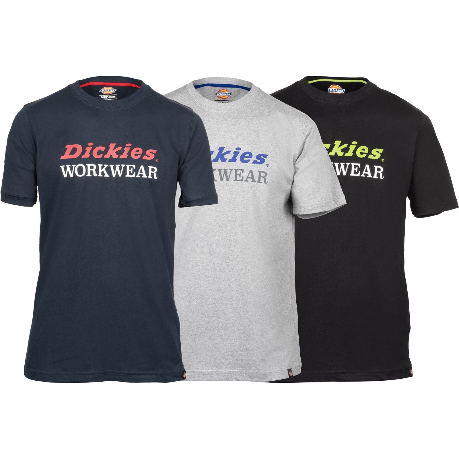Dickies Mens Rutland Graphic T-Shirt (3 Pack) - Black