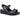Hush Puppies Womens Stacey Leather Sandal - Black
