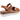 Hush Puppies Womens Stacey Leather Sandal - Tan
