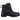 Hush Puppies Womens Wakely Shearling Lined Leather Ankle Boots - Black