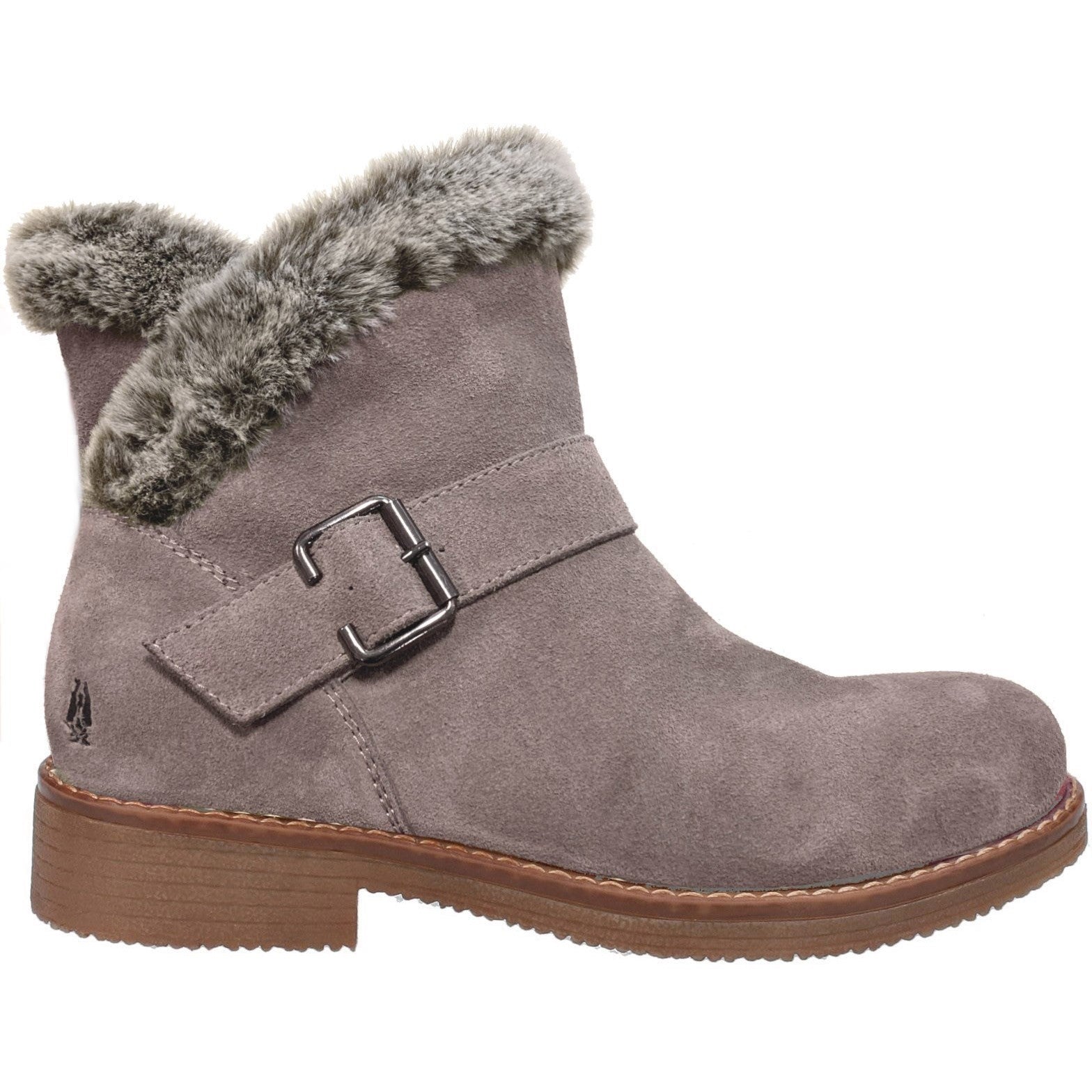 Hush Puppies Womens Hannah Suede Boot - Taupe
