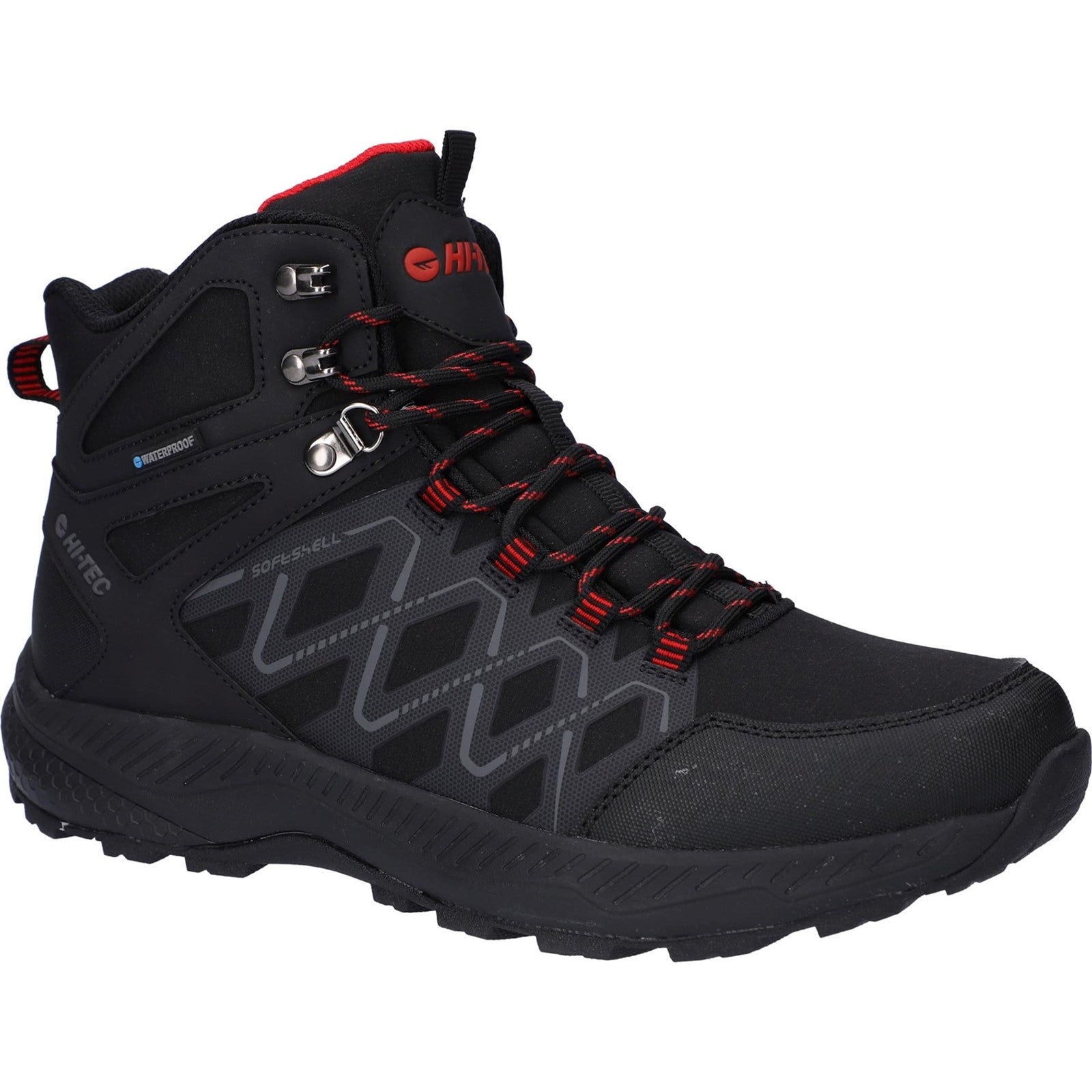 Hi-Tec Mens Diamonde Hiking Boots - Black