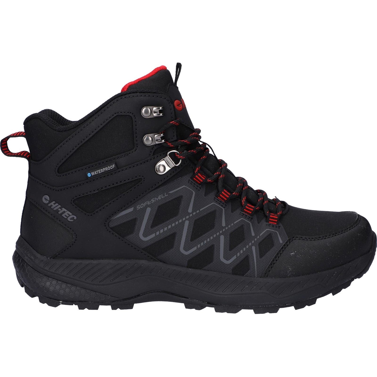 Hi-Tec Mens Diamonde Hiking Boots - Black
