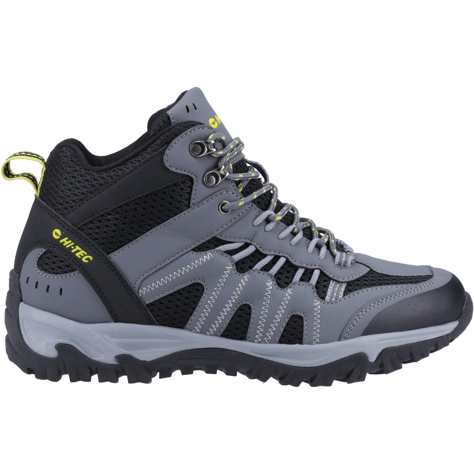 Hi-Tec Mens Jaguar Mid Hiking Boots - Grey