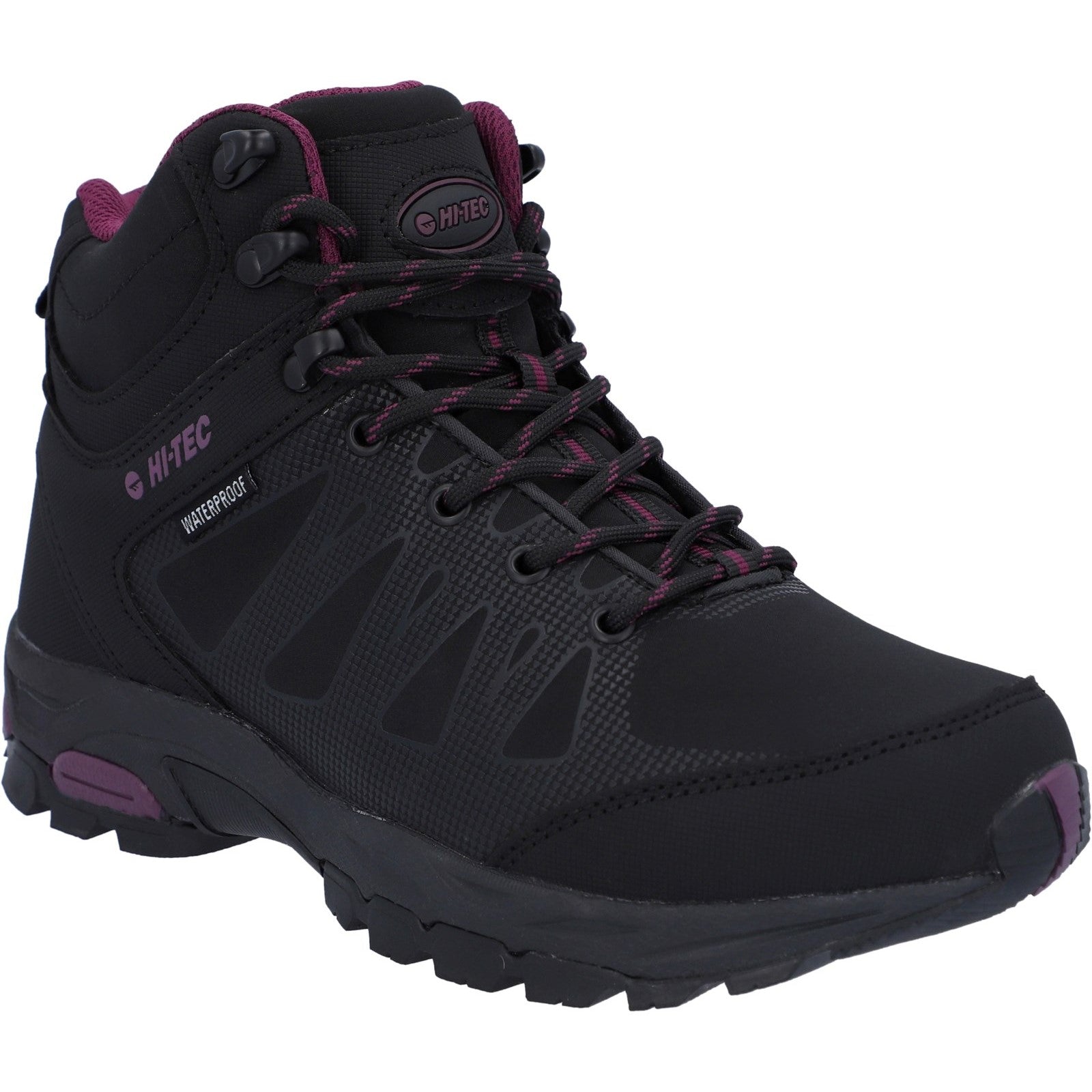 Hi-Tec Womens Raven Hiking Boots - Black