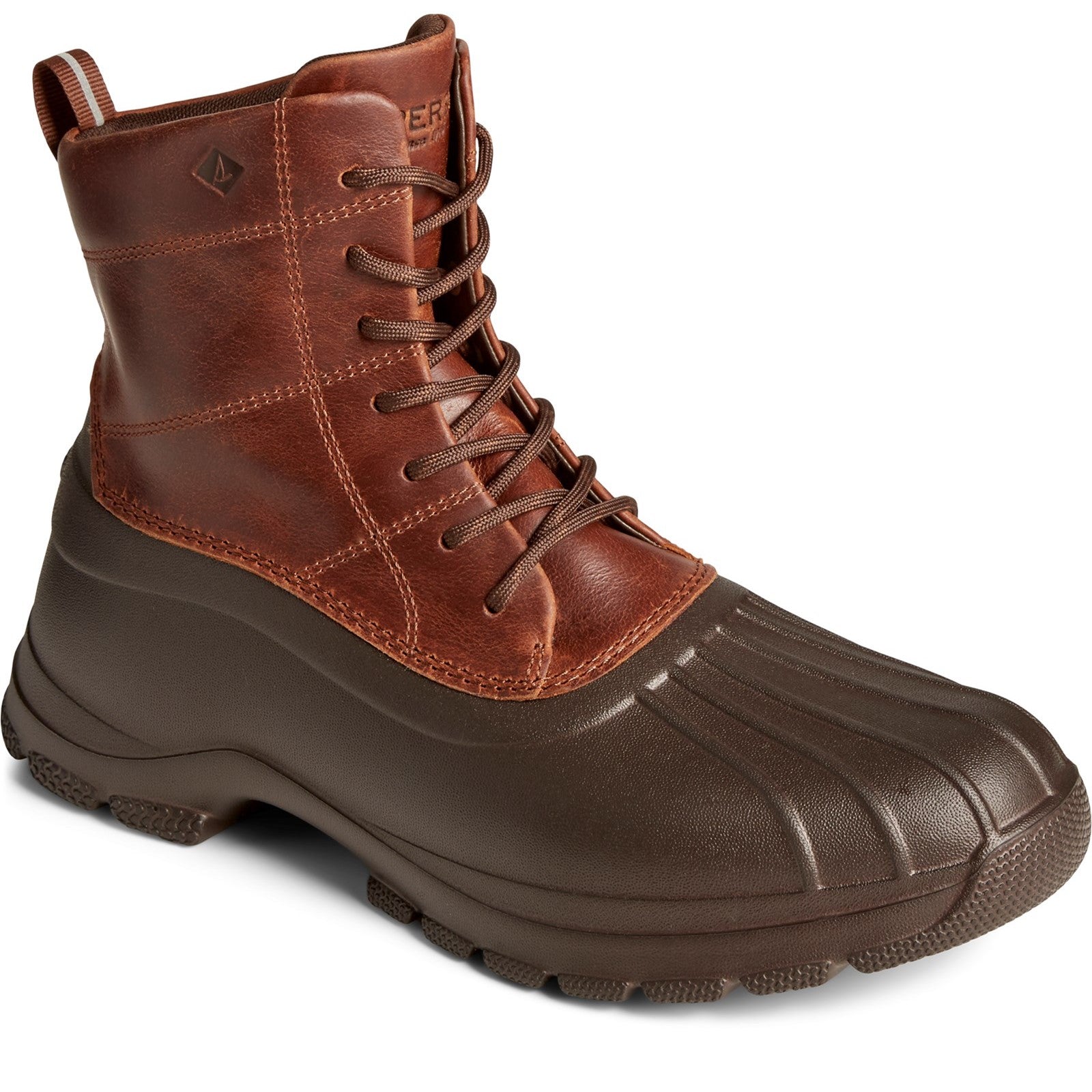 Sperry Mens Duck Float Camo Boots - Brown