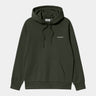 Carhartt Mens Script Embroidery Hoodie - Boxwood - The Foot Factory