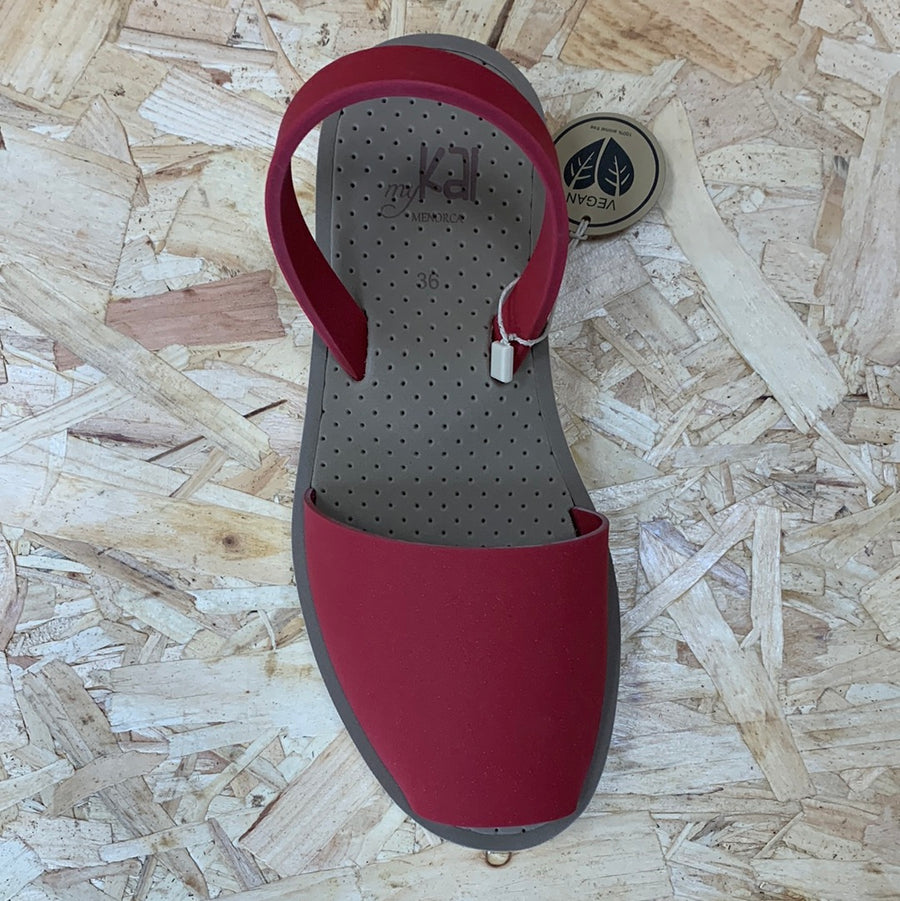 MyKai Womens Avarca Mujer High Sandal - Red