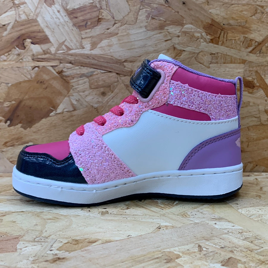 Lelli Kelly Kids Anna High Top Trainer - White - The Foot Factory