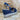 Refresh Ženske modne sandale na klin - mornarsko modre - The Foot Factory