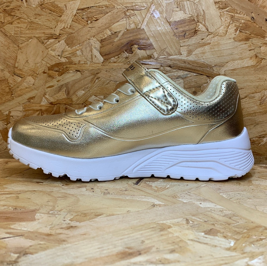 Skechers Kids Uno Lite Shoes - Gold