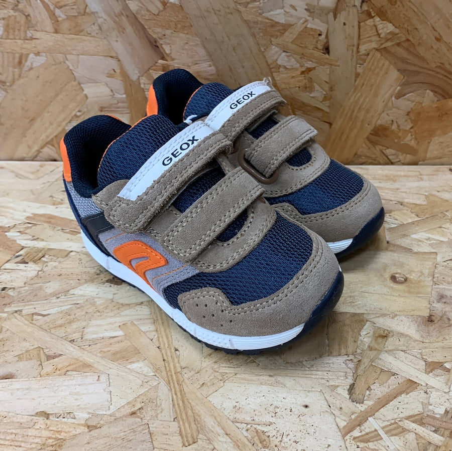 Geox Infant B Alben B D Trainers - Cookie / Navy