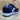 Geox Kids Alben Leather Trainers - Navy / Dark Avio