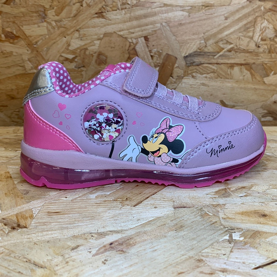 Geox Infant Todo Disney Minnie Mouse Trainer - Rose / Fuchsia - The Foot Factory