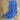 Bramble 女式舒適頂部蝴蝶襪（2 件裝）- 藍色