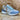 Carmela Mode-Sneaker aus Leder für Damen – Jeansblau – The Foot Factory