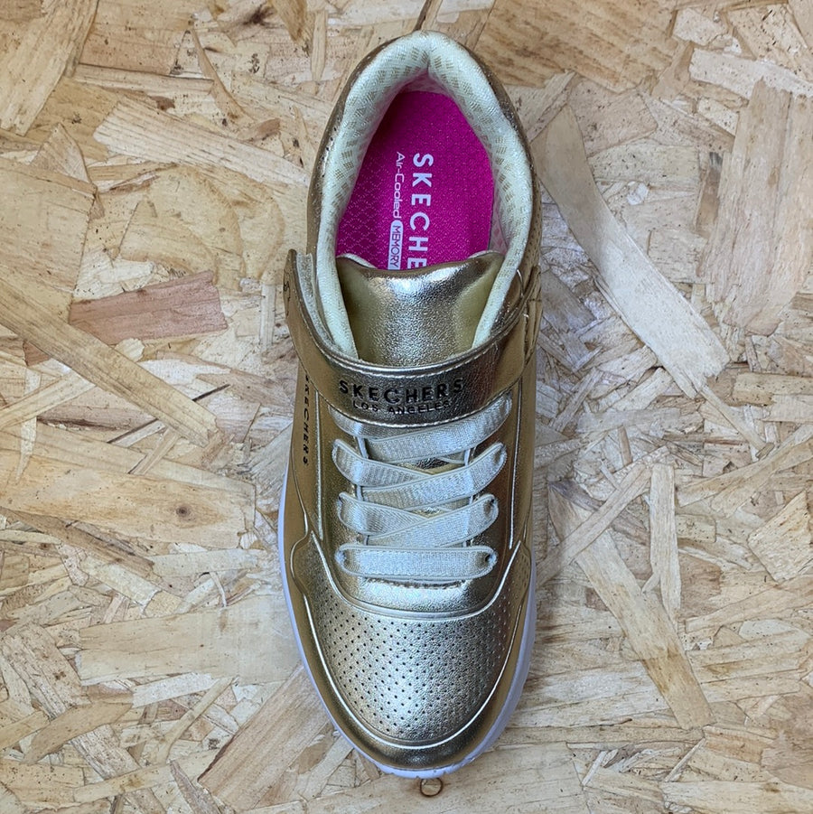 Skechers Kids Uno Lite Shoes - Gold