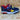 Geox Kids Inek Light Up Trainers - Navy / Red