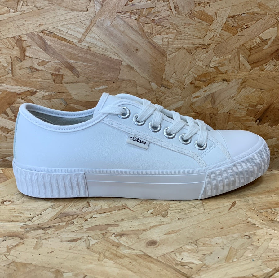 S. Oliver Womens Fashion Trainer - White