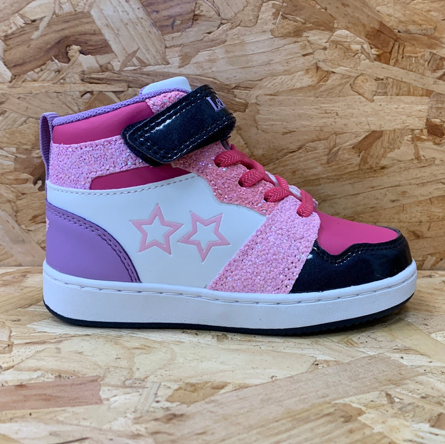 Lelli Kelly Kids Anna High Top Trainer - White - The Foot Factory