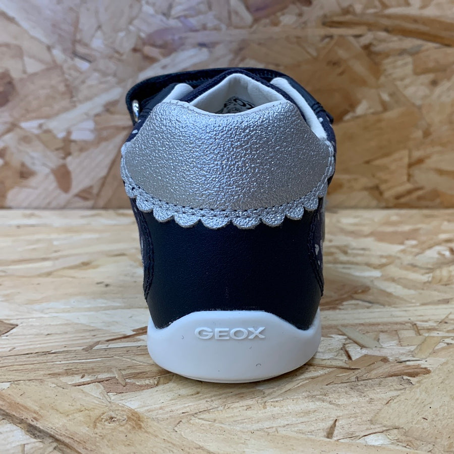 Geox Infant B Elthan G A Trainers - Navy / Silver