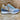 Carmela Mode-Sneaker aus Leder für Damen – Jeansblau – The Foot Factory