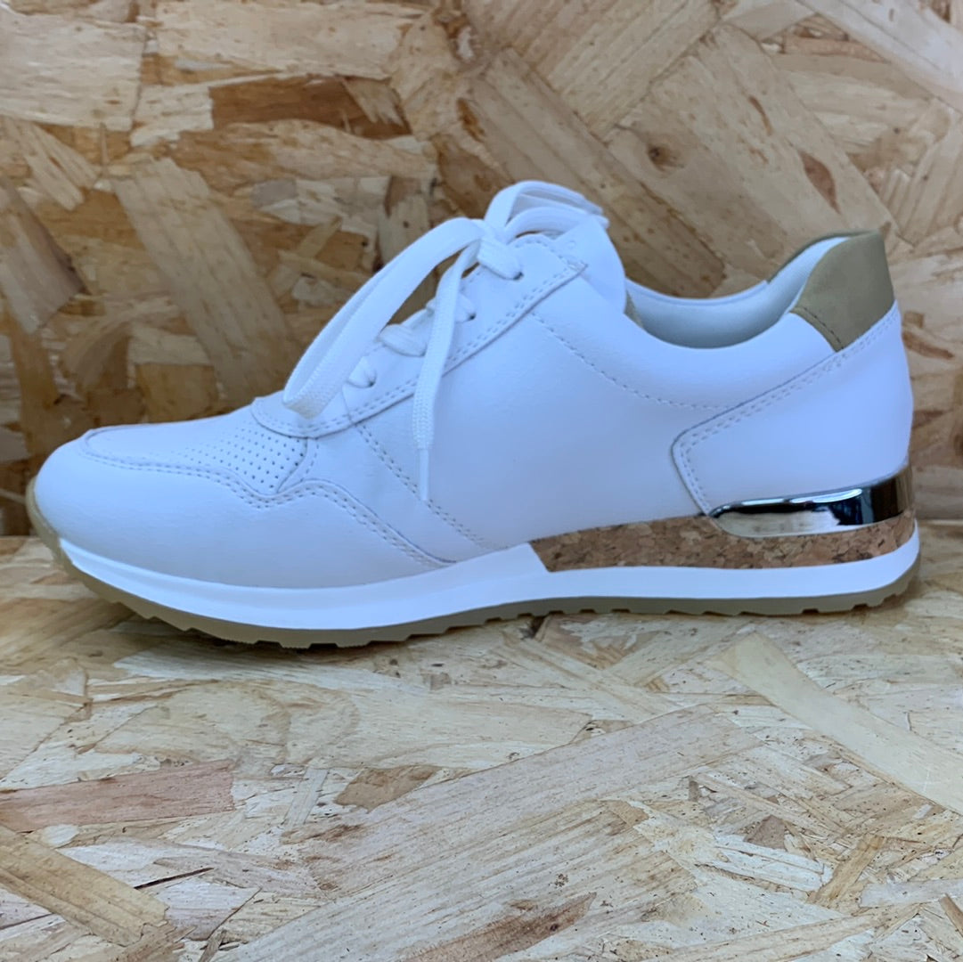 Remonte Womens Fashion Trainers - White - The Foot Factory