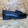 Geox Kids Agata A Smooth Leather School Shoe - Black