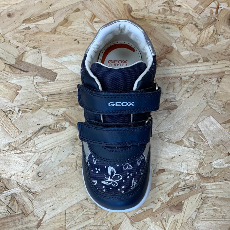 Geox Infant B Elthan G A Trainers - Navy / Silver