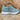 Carmela Pantofi de sport din piele pentru femei - Albastru acvatic - The Foot Factory