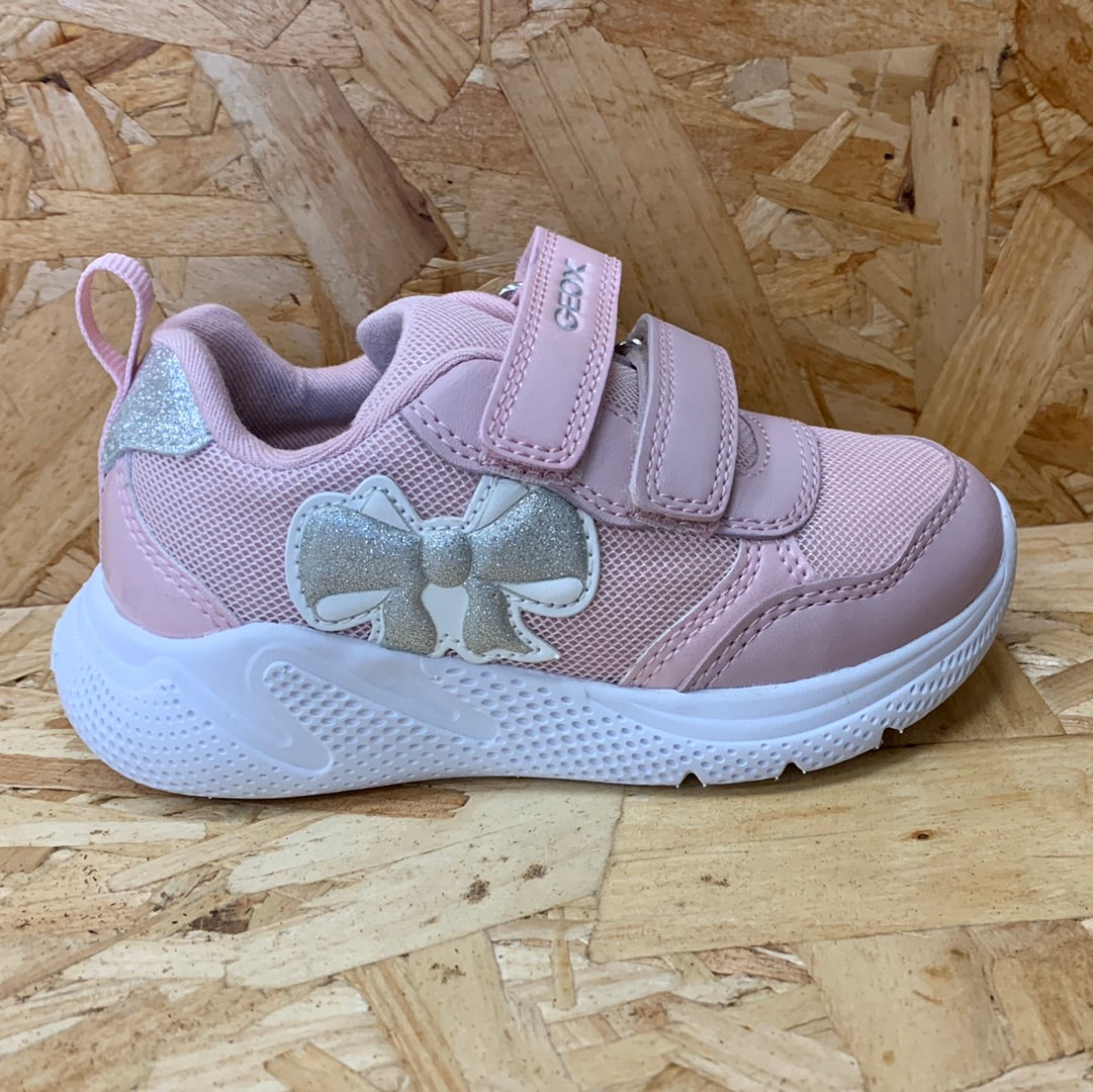Geox Infant B Sprintye G A Trainers - Pink / Silver