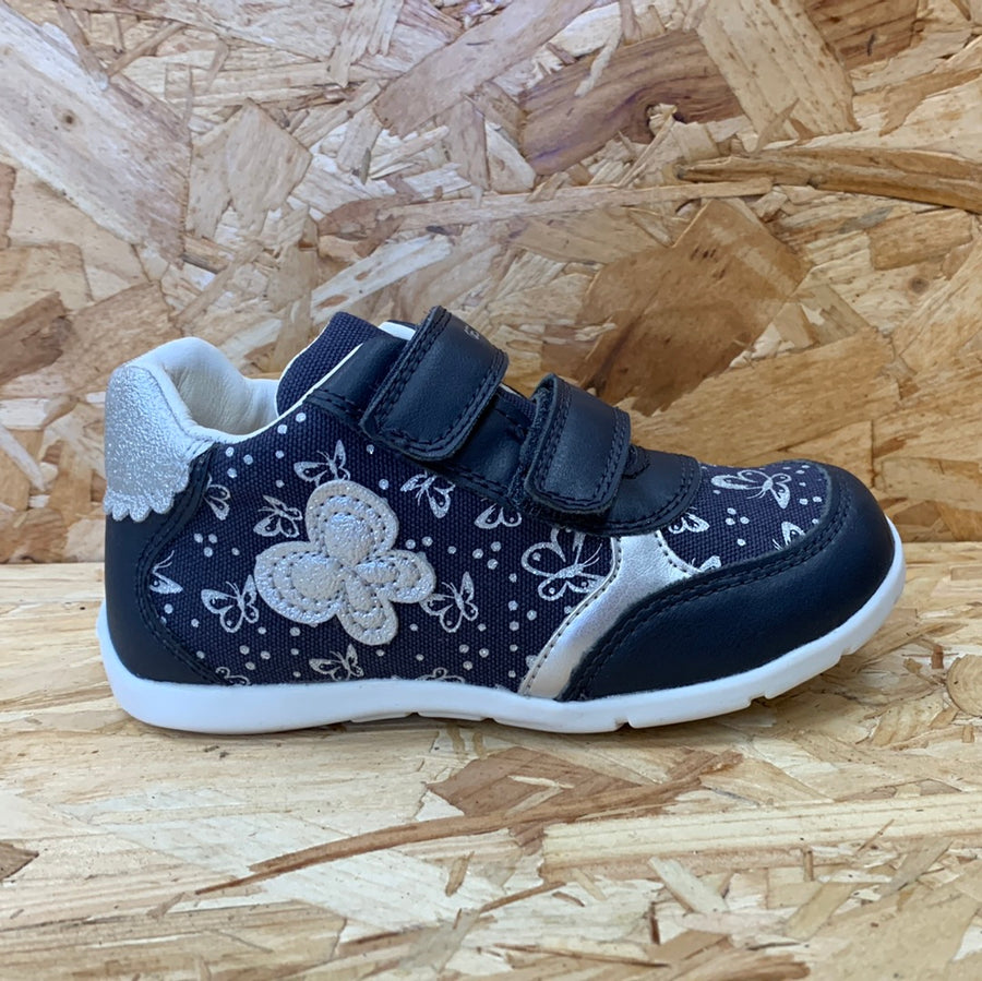 Geox Infant B Elthan G A Trainers - Navy / Silver