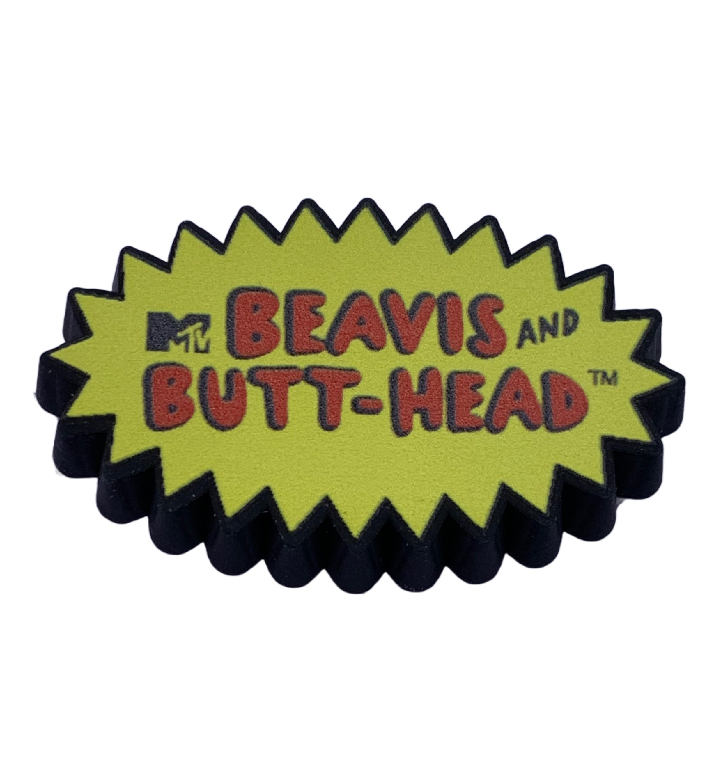 Crocs Jibbitz Beavis and Butthead Logo Charm