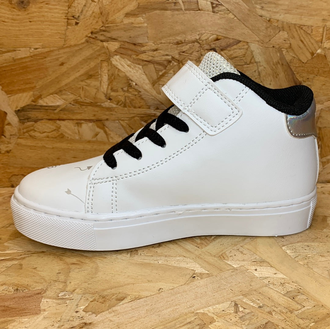 Lelli Kelly Kids Love High Top Trainer - White - The Foot Factory