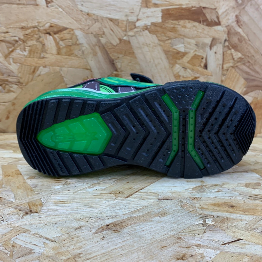 Geox Kids Marvel The Hulk Trainers Black Green - Main Image