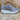 Carmela Modische Damen-Sneaker aus Leder mit Keilabsatz – Eisgrau – The Foot Factory