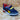 Geox Kids Inek Light Up Trainers - Navy / Red