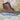 On Foot Γυναικείο δερμάτινο μποτάκι με επένδυση - μαύρισμα