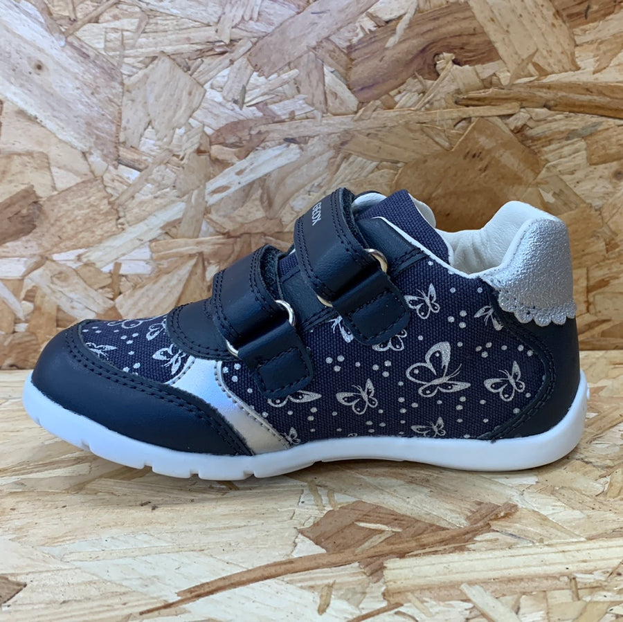 Geox Infant B Elthan G A Trainers - Navy / Silver