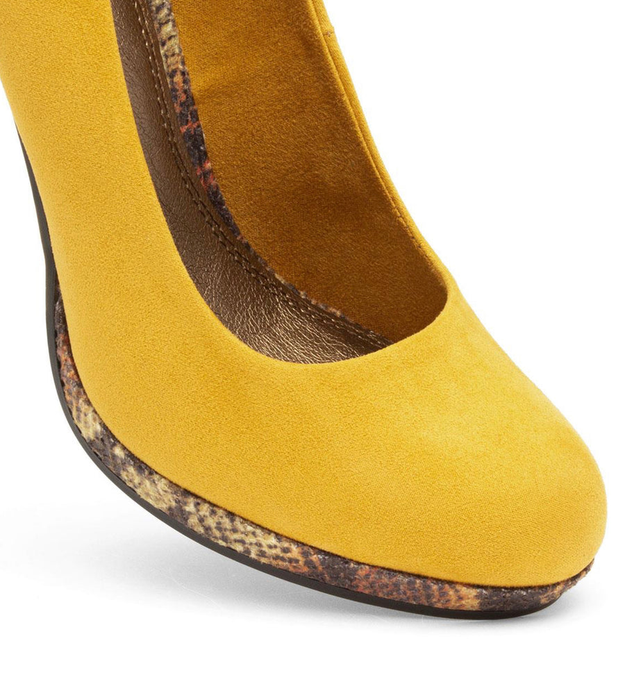 Marco Tozzi Womens Court Shoe - Yellow
