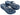 Ipanema Sandalias con eslabones de cuña de malla para mujer - Azul