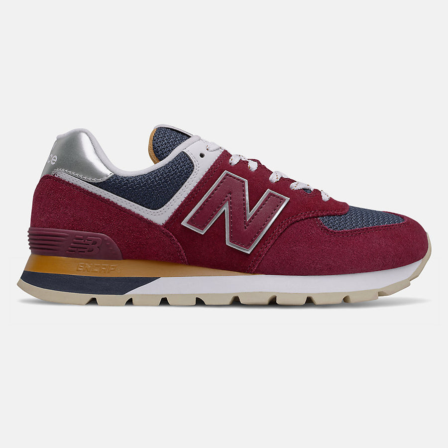New Balance Mens 574 Fashion Trainers - Maroon