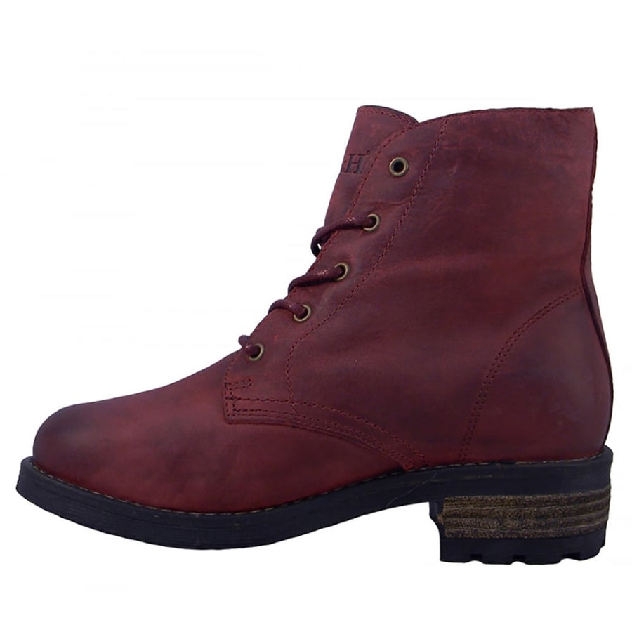Oak & Hyde Womens Bridge Lo Leather Ankle Boot - Ox Blood