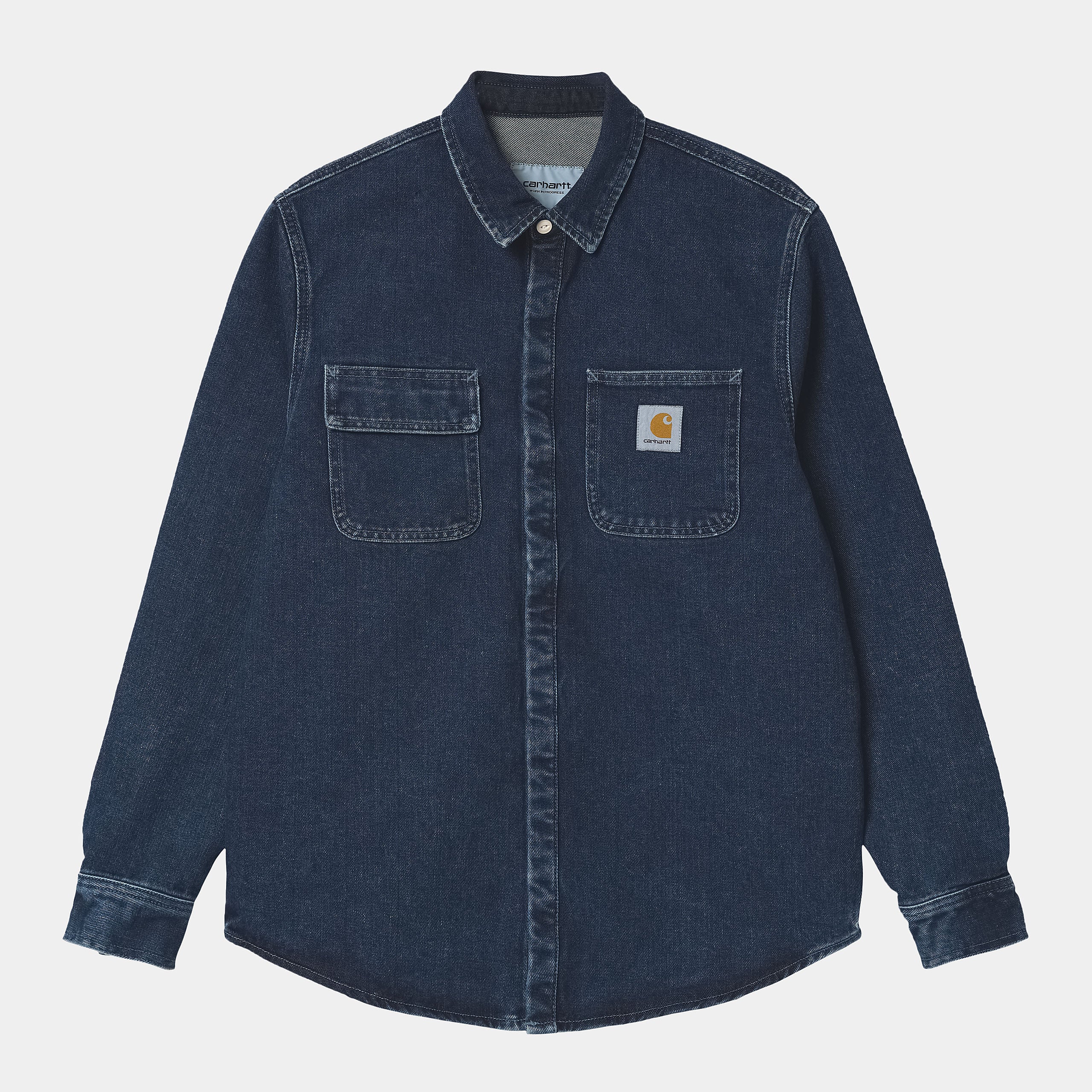 Carhartt WIP Mens Salinac Shirt Jacket - Blue Stone Washed