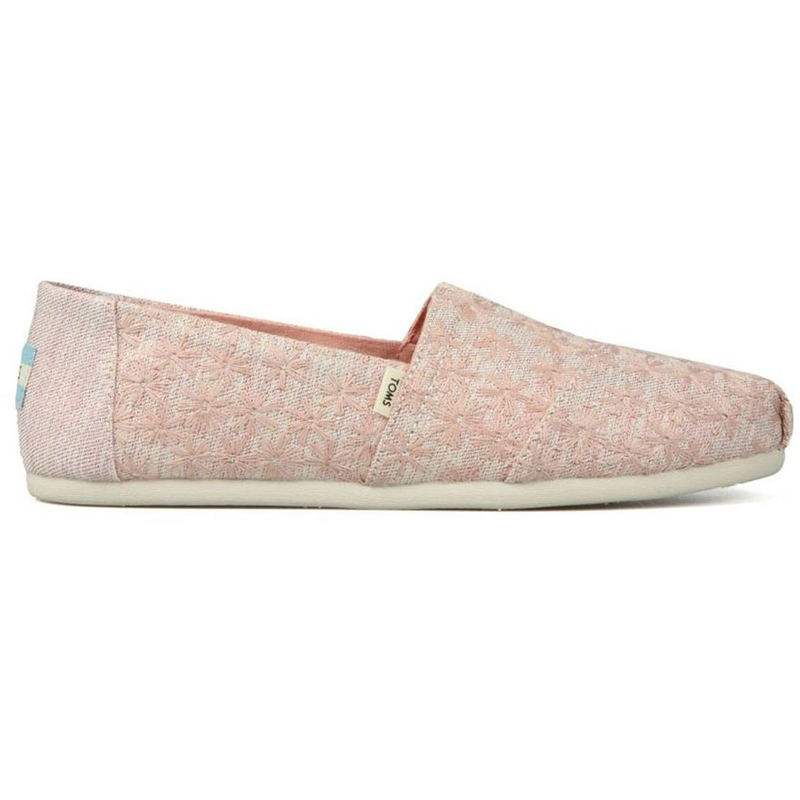 TOMS - Classic - Daisy - Pink Glitter
