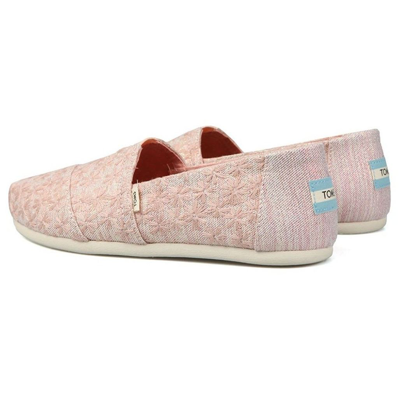 TOMS - Classic - Daisy - Pink Glitter